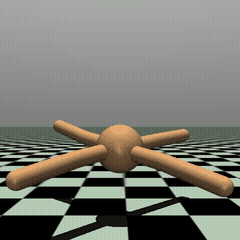 Ant continuous-control task